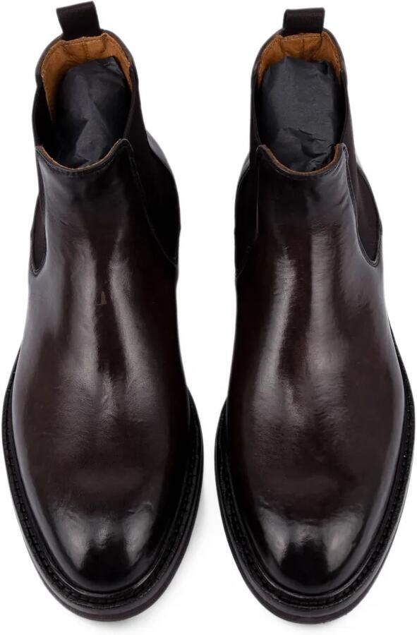 Officine Creative Dude Flexi leather Chelsea boots Bruin - Foto 3