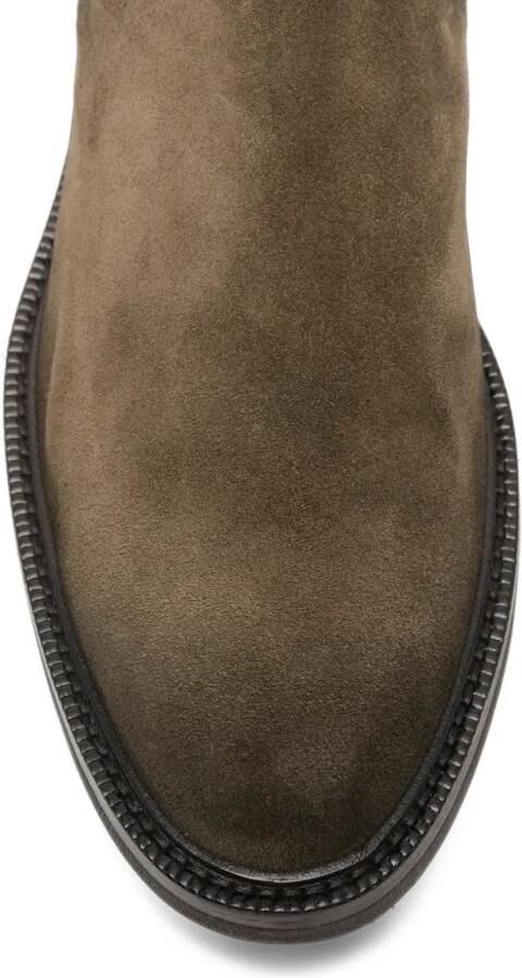 Officine Creative Dude Flexi suede Chelsea boots Bruin - Foto 4