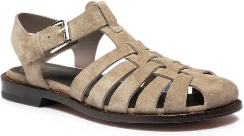 Officine Creative Emerald 013 gekooide sandalen met gespsluiting Beige - Foto 3