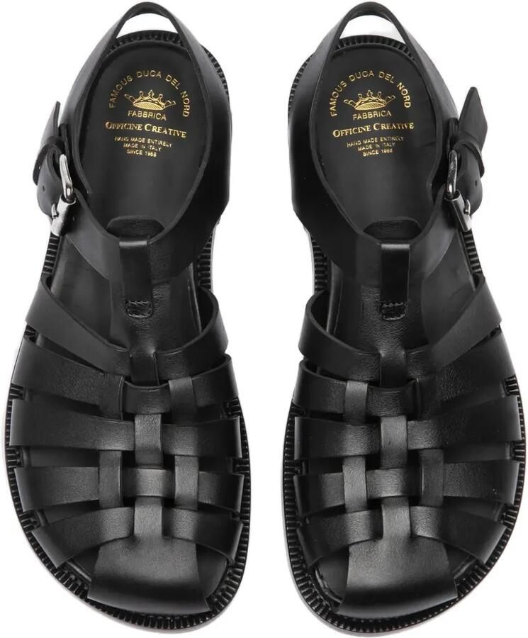 Officine Creative Emerald leren sandalen in kooistijl Zwart - Foto 2