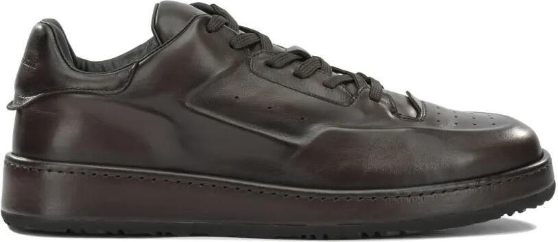 Officine Creative Eraser 001 leather sneakers Bruin