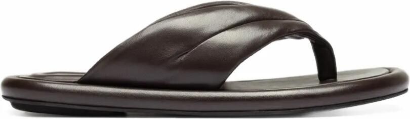 Officine Creative Estens 112 gewatteerde leren sandalen Bruin