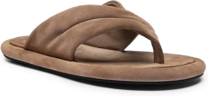 Officine Creative Estens gewatteerde sandalen met bandje Bruin - Foto 3