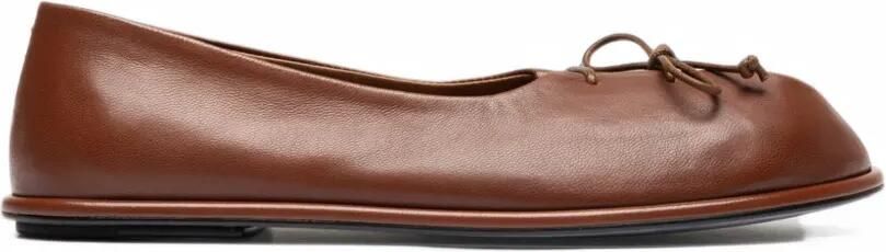 Officine Creative Fontayne bow-detail ballet flats Bruin