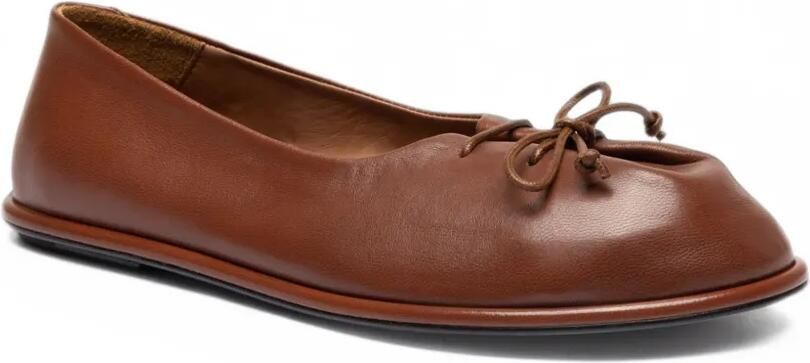 Officine Creative Fontayne bow-detail ballet flats Bruin - Foto 3
