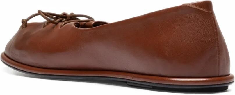 Officine Creative Fontayne bow-detail ballet flats Bruin - Foto 4