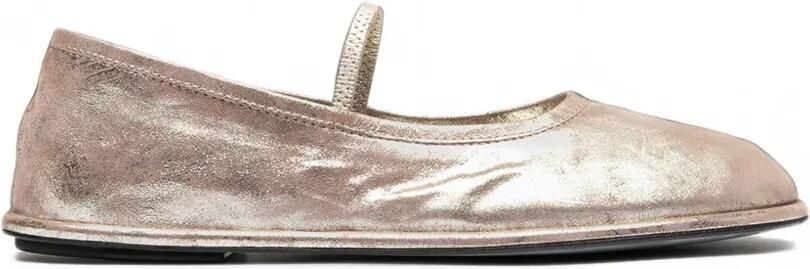 Officine Creative Fontayne leren ballerina's Beige