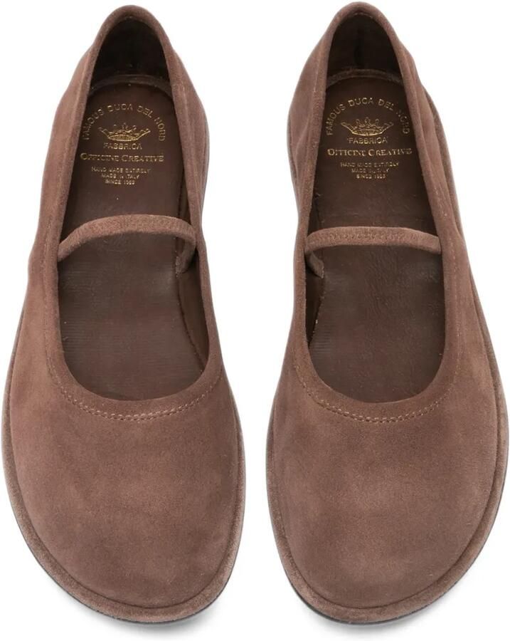 Officine Creative Fontayne suede ballet flats Bruin - Foto 2