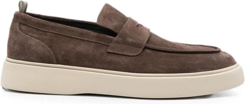 Officine Creative Frame penny loafers Bruin