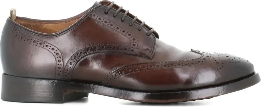 Officine Creative Geperforeerde gespschoenen Bruin