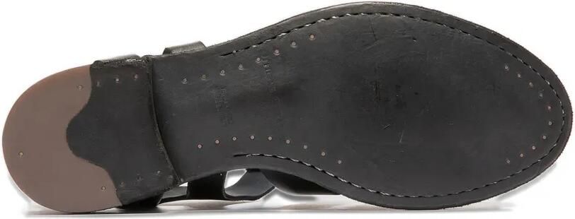 Officine Creative Geweven sandalen met gesp Zwart - Foto 4