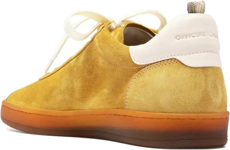 Officine Creative Ginnasio 101 suède low-top sneakers met vlakken Geel - Foto 3