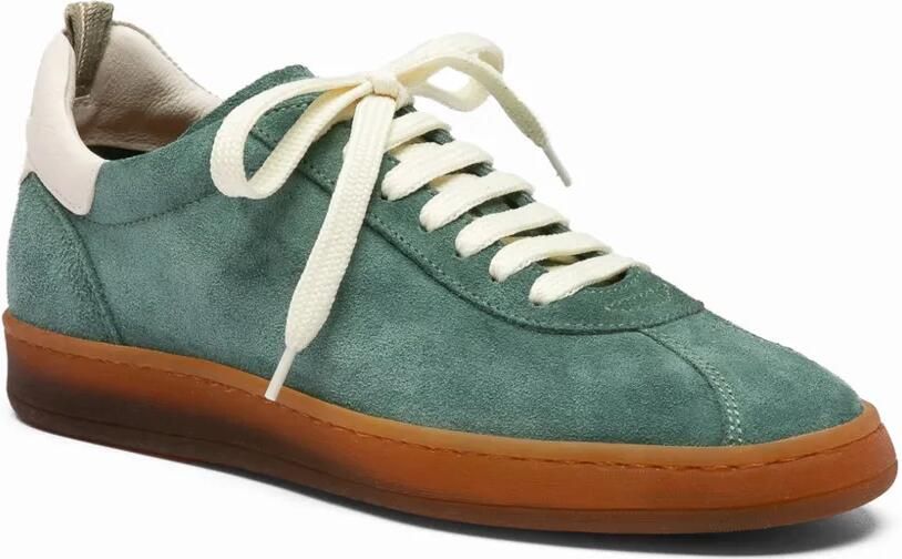 Officine Creative Ginnasio 101 suède sneakers met vlakken Blauw