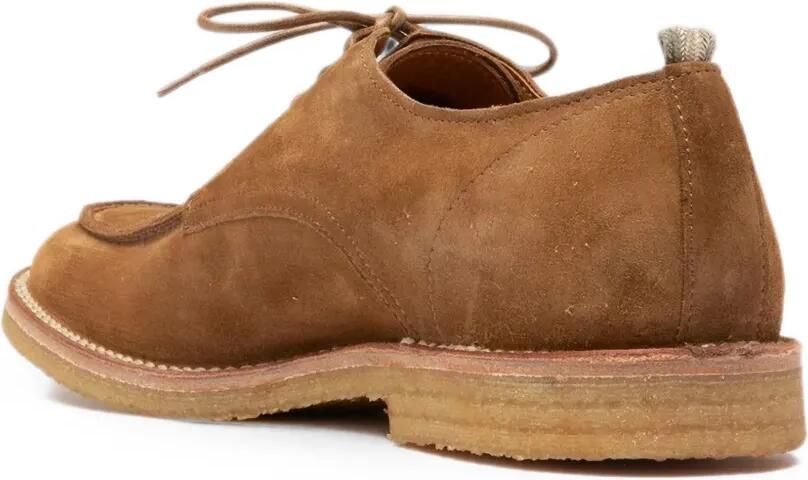 Officine Creative History suède derby schoenen met platte neus Bruin - Foto 3