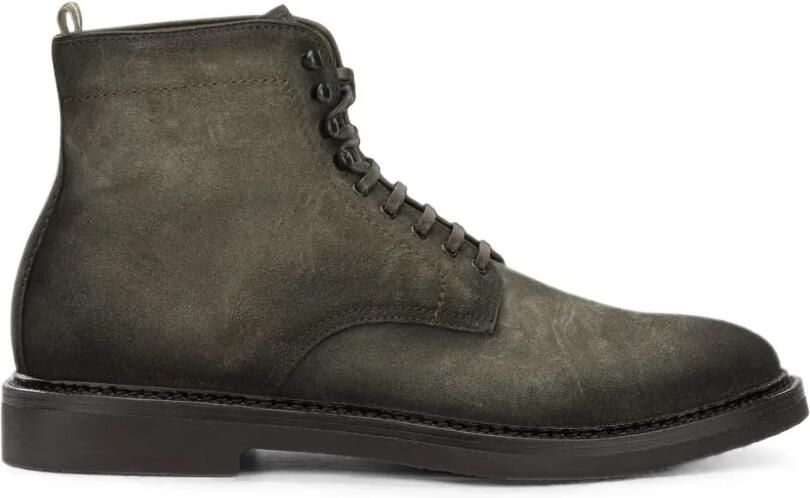 Officine Creative Hopkins Flexi 203 suède veterlaarzen Groen