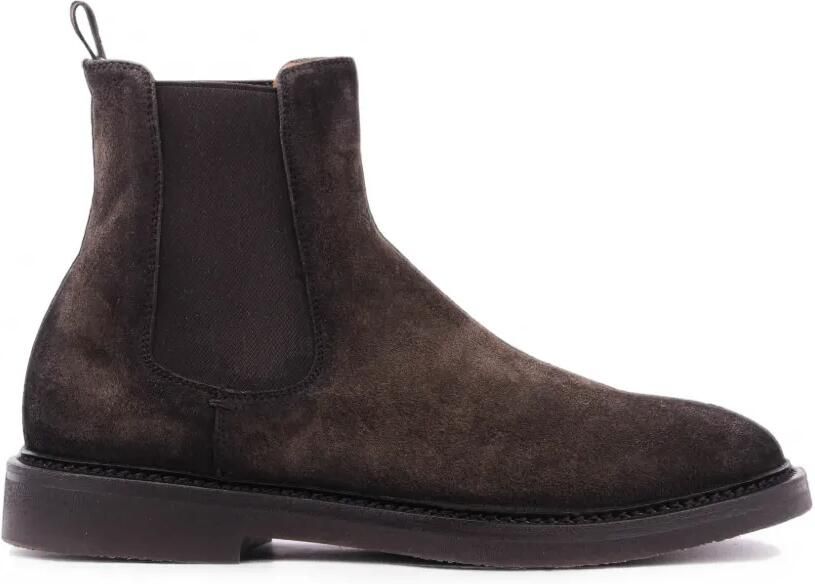 Officine Creative Hopkins Flexi 204 suède Chelsea-laarzen Bruin