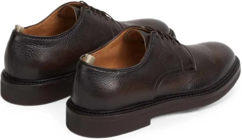 Officine Creative Hopkins Flexi 208 leren derby schoenen met textuur Bruin - Foto 5