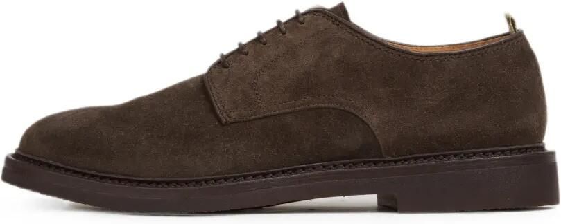 Officine Creative Hopkins suède veterschoenen Bruin