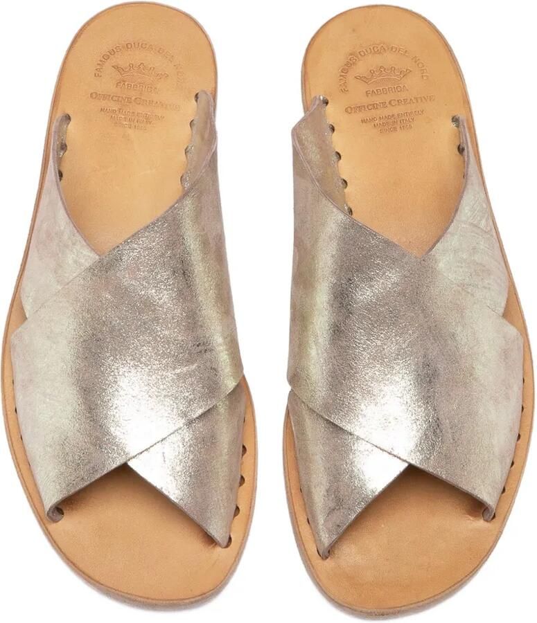 Officine Creative Itaca sandalen met gekruiste bandjes Goud - Foto 2