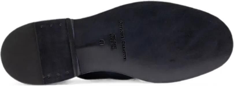 Officine Creative Joshper 010 derby veterschoenen van buffelleer Blauw - Foto 4