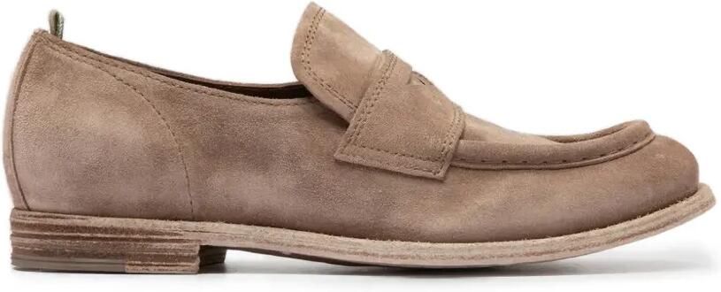 Officine Creative Kalliopi 002 suède loafers Beige