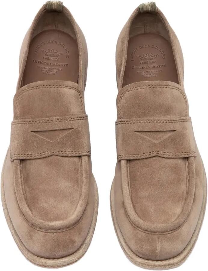 Officine Creative Kalliopi 002 suède loafers Beige - Foto 2
