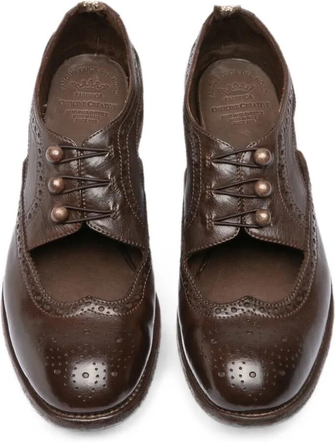 Officine Creative Kalliopi 005 derby schoenen Bruin - Foto 4