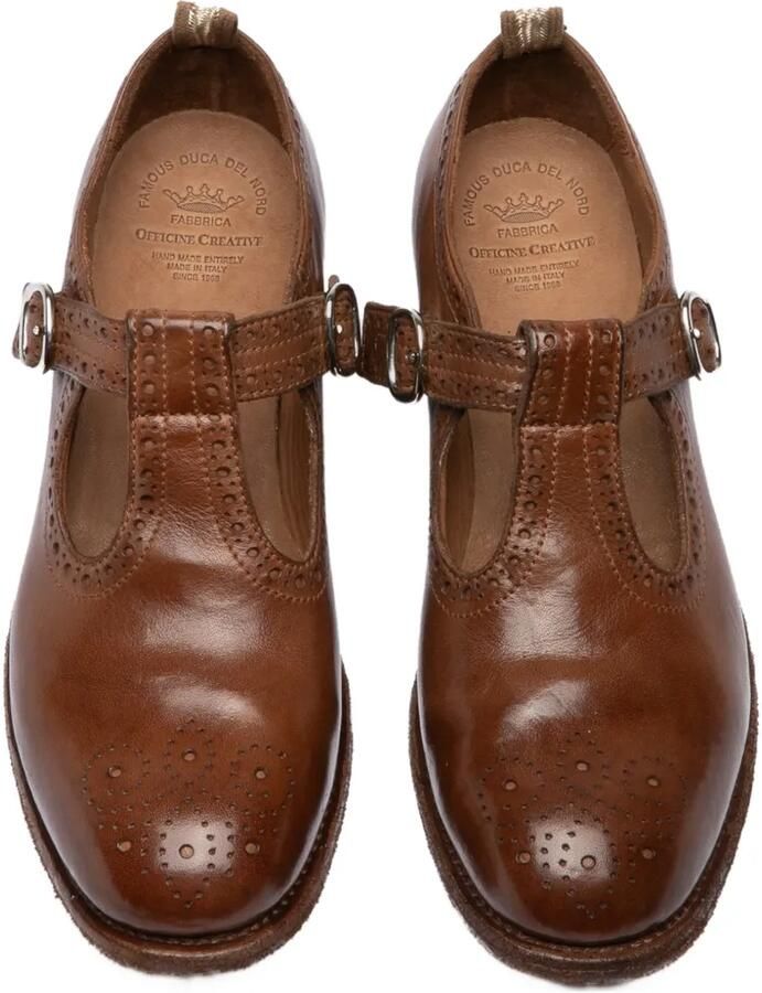 Officine Creative Kalliopi brogue sandalen Bruin - Foto 2