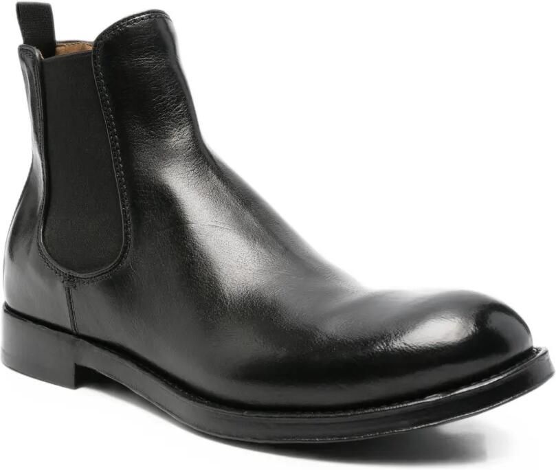 Officine Creative leather Chelsea boots Zwart - Foto 3