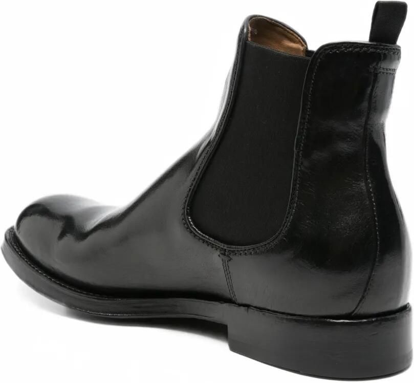 Officine Creative leather Chelsea boots Zwart - Foto 2