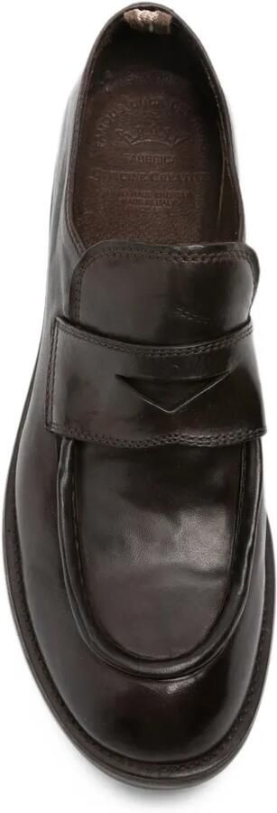 Officine Creative leather penny-strap loafers Bruin - Foto 3