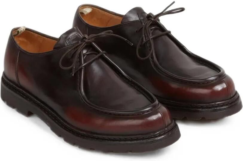 Officine Creative Leren Derby veterschoenen Bruin
