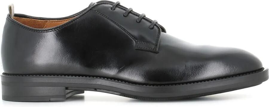 Officine Creative Leren Derby veterschoenen Zwart