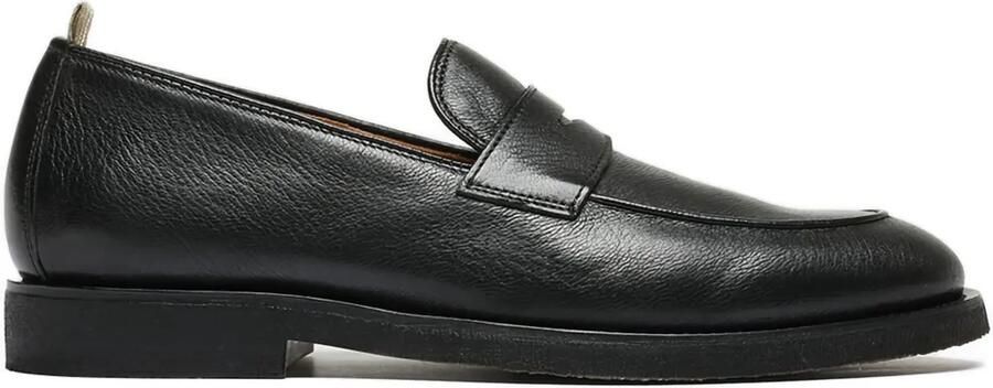 Officine Creative Leren loafers Zwart