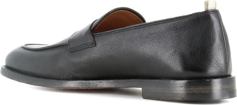 Officine Creative Leren penny loafers met lus Zwart - Foto 5