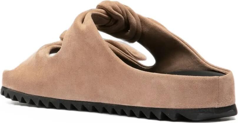 Officine Creative Leren sandalen met knoopdetail Beige - Foto 2
