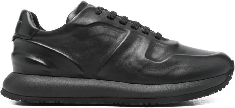 Officine Creative Leren sneakers met vlakken Zwart