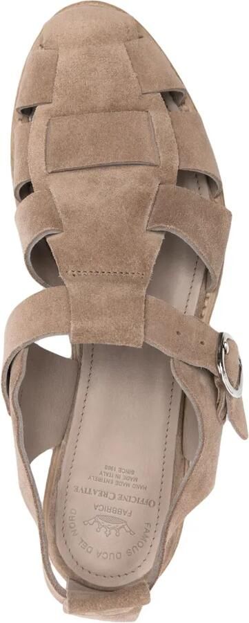 Officine Creative Lexikon 53 suede sandals Bruin - Foto 4