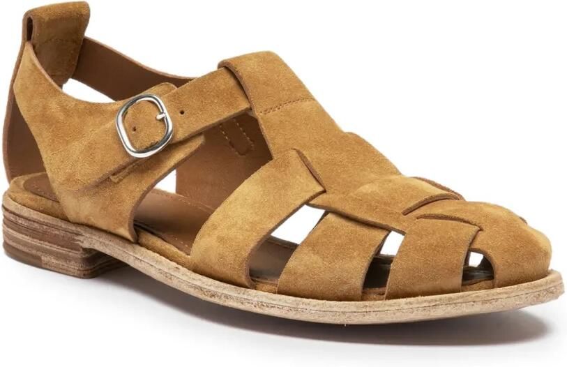 Officine Creative Lexikon 536 cage-style flat sandals Bruin - Foto 4