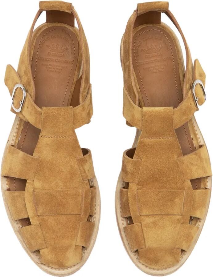 Officine Creative Lexikon 536 cage-style flat sandals Bruin - Foto 2