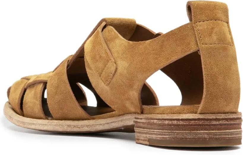 Officine Creative Lexikon 536 cage-style flat sandals Bruin - Foto 3