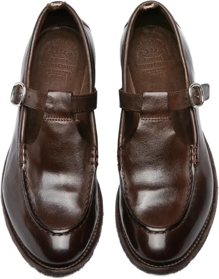 Officine Creative Lexikon 552 loafers met gespsluiting Bruin - Foto 2