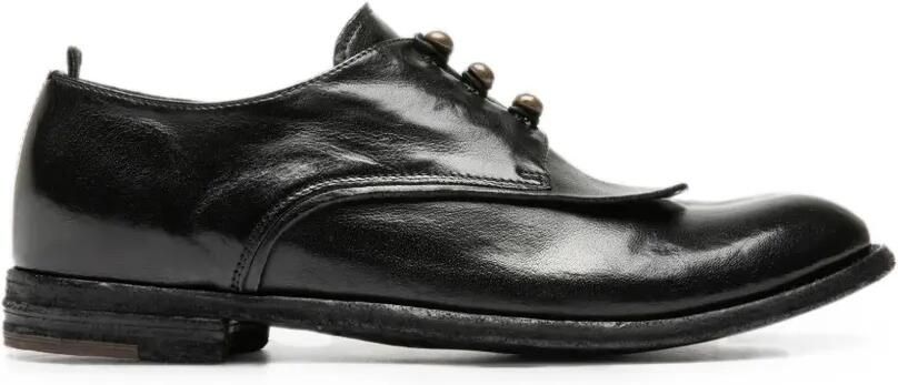 Officine Creative Lexikon 554 derby schoenen met knoopdetail Zwart