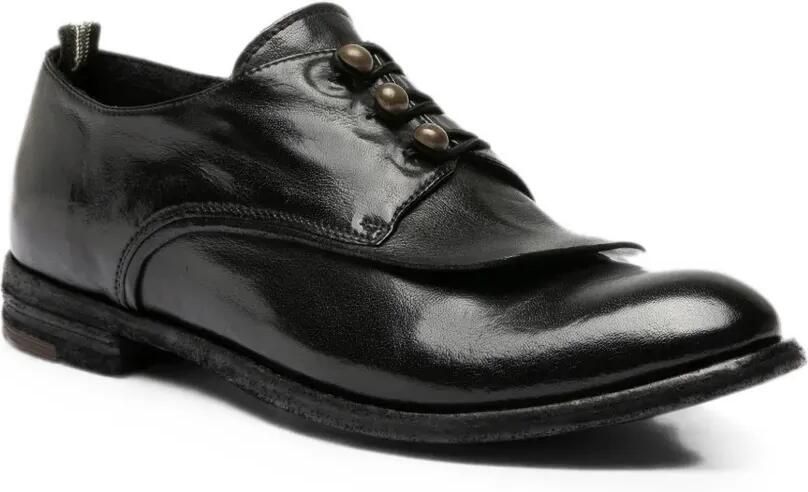 Officine Creative Lexikon 554 derby schoenen met knoopdetail Zwart - Foto 5