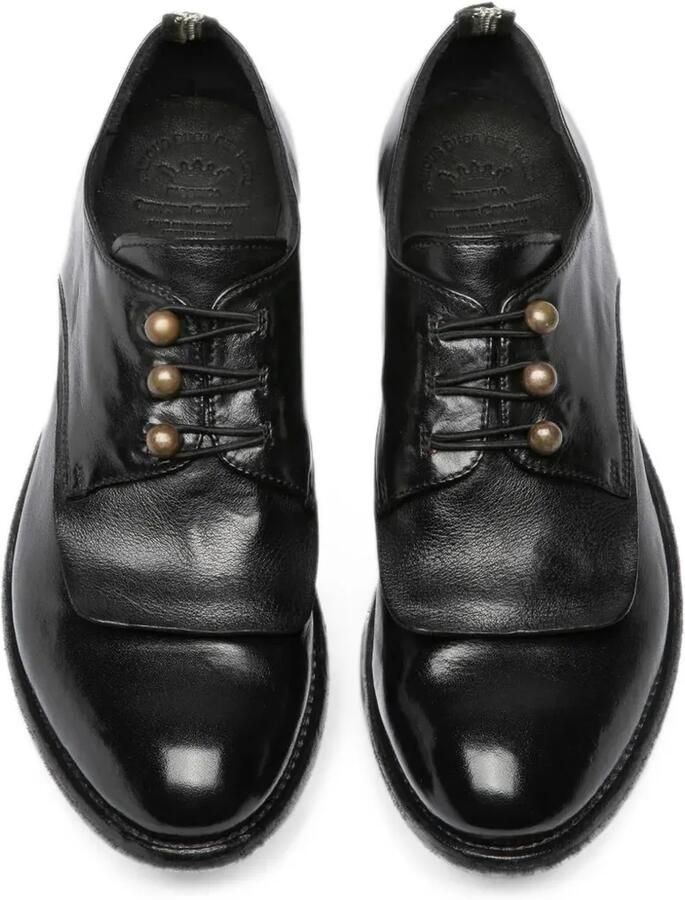 Officine Creative Lexikon 554 derby schoenen met knoopdetail Zwart - Foto 2