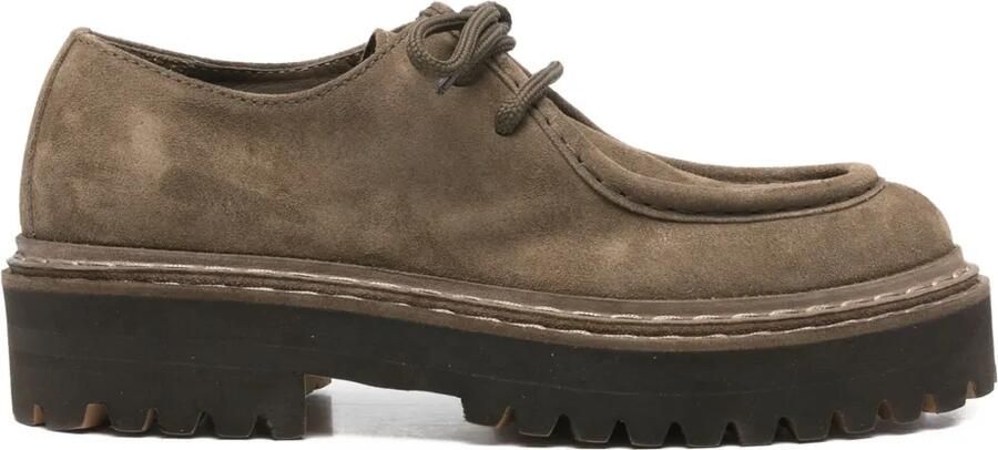 Officine Creative Loafers met veters Groen