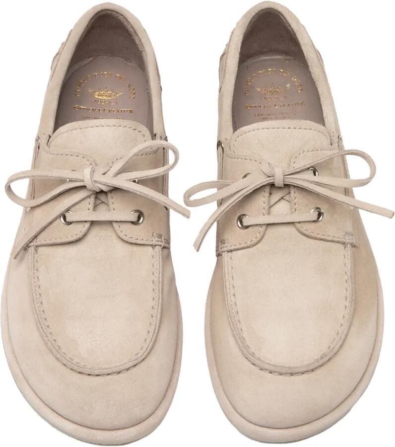 Officine Creative Love 101 suède loafers met veters Beige - Foto 2