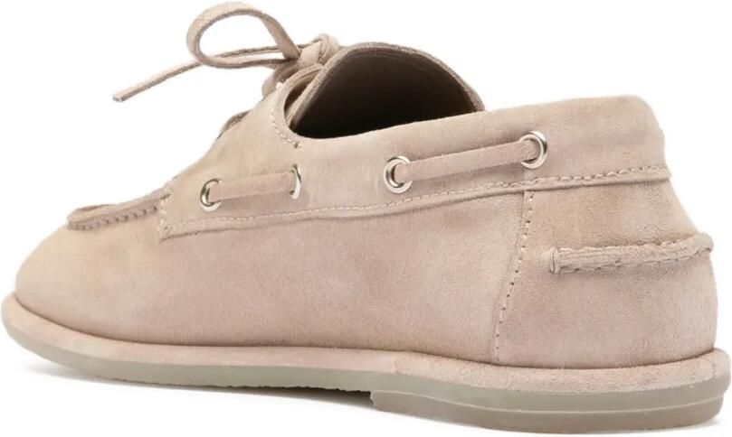 Officine Creative Love 101 suède loafers met veters Beige - Foto 3