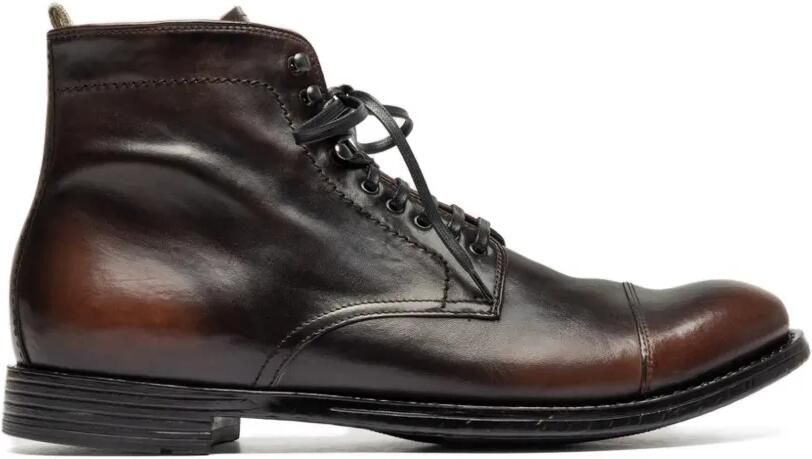 Officine Creative Mavic 006 laarzen van patina leer Bruin