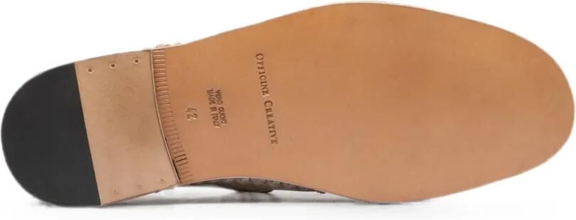 Officine Creative Miles derby schoenen met geweven afwerking Beige - Foto 4